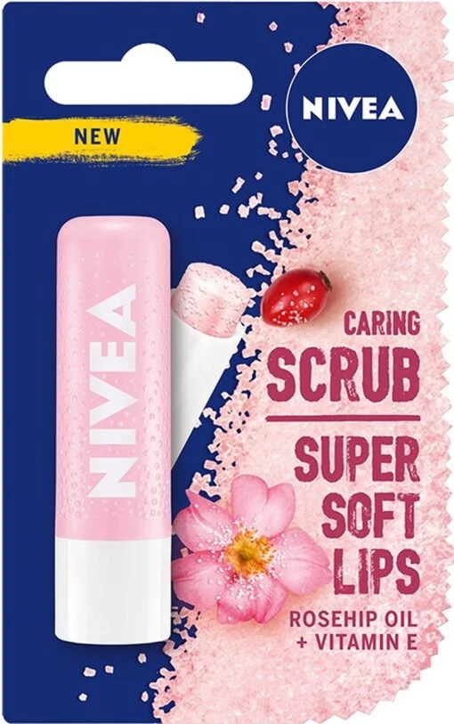 NIVEA Lipscrub & Lipverzorging In 1 Stick 4,8g - Super Zachte Lippen Met Wilde Roos En Vitamine E -Bekende Cosmetica Winkel 753x1200 1