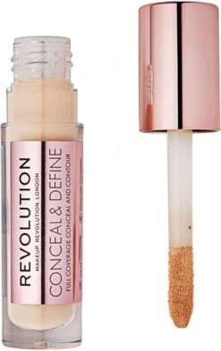 Makeup Revolution - (Conceal & Define Concealer) 3.4 Ml Odstín C5 - -Bekende Cosmetica Winkel 754x1200