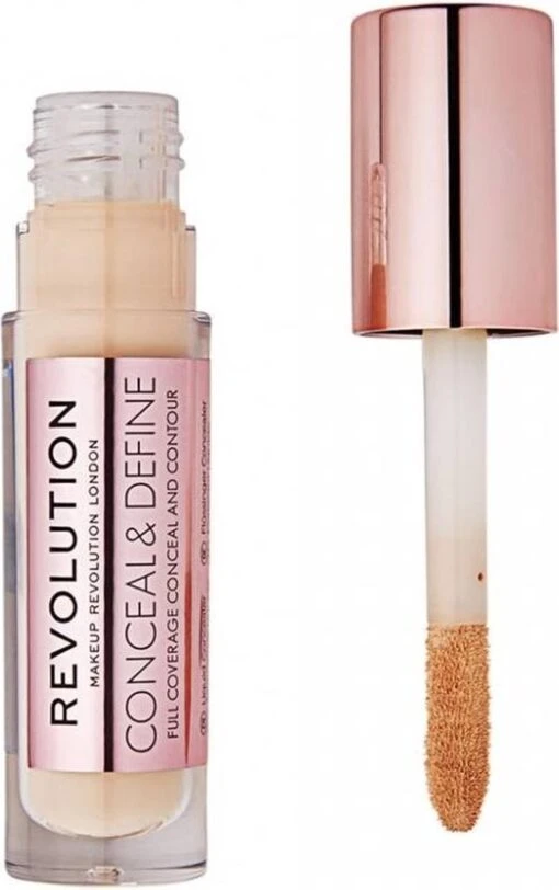 Makeup Revolution - (Conceal & Define Concealer) 3.4 Ml Odstín C5 - -Bekende Cosmetica Winkel