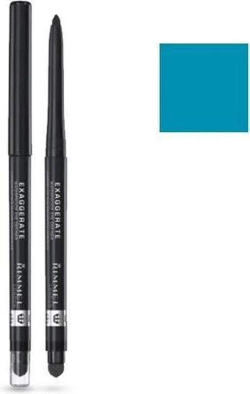 Rimmel London Exaggerate Waterproof Eye Definer Eyeliner - 240 Aqua Sparkle -Bekende Cosmetica Winkel 762x1200 6