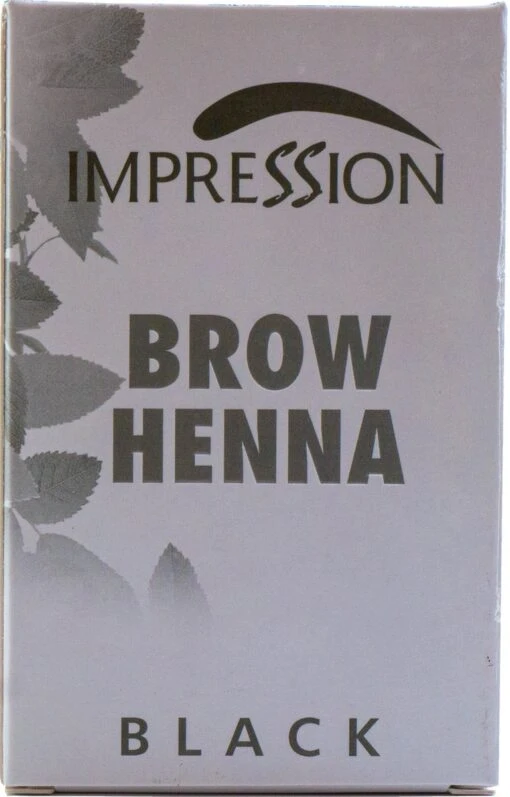 Impression Henna Wenkbrauwverf | Zwart | Black | Noir | Brow Henna | Goed Voor Meer Dan 20 Behandelingen -Bekende Cosmetica Winkel 768x1200 4