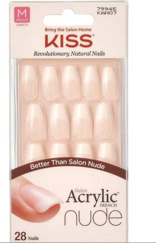 Kiss - Salon Acrylic French - Nude - Leilani Kunstnagels -Bekende Cosmetica Winkel