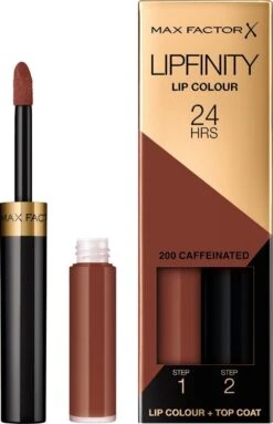 Max Factor Lipfinity Lip Colour 2-step Lippenstift - 200 Caffeinated -Bekende Cosmetica Winkel 774x1200 2