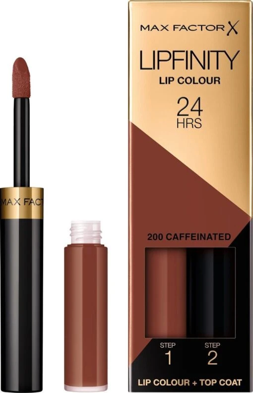 Max Factor Lipfinity Lip Colour 2-step Lippenstift - 200 Caffeinated -Bekende Cosmetica Winkel 774x1200 2