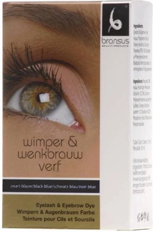 Bransus Wimper & Wenkbrauw Verf Bruin En Zwart In Set Van 2 Stuks -Bekende Cosmetica Winkel