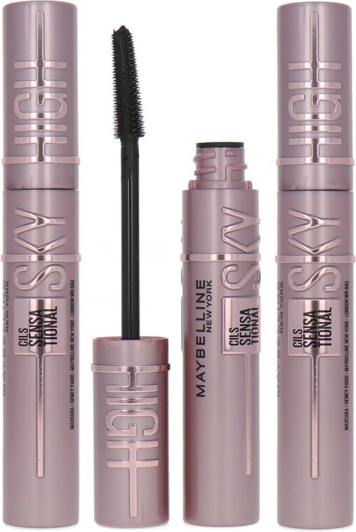 3x Maybelline Lash Sensational Sky High Mascara Very Black - Zwart -Bekende Cosmetica Winkel 803x1200 3