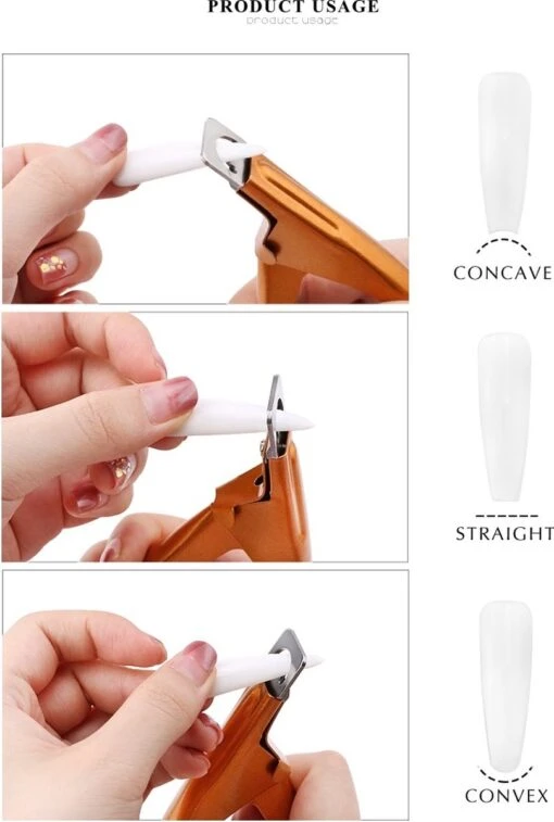 Nageltip Knipper RVS - French Manicure Tip Cutter -Bekende Cosmetica Winkel