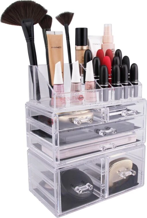 Beauty Attraction Make Up Organizer – Opbergdoos – Nagellak – Organizer 22 X 2,12 X 5,8 CM – 24 X 15 X 11 CM – Transparant -Bekende Cosmetica Winkel 810x1200 13