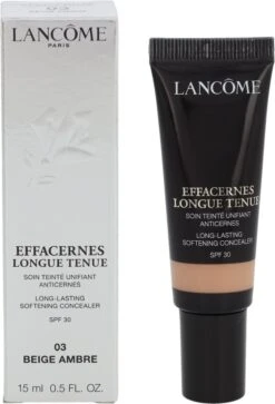 Lancôme Effacernes Longue Tenue Concealer 15 Ml - 03 Beige Ambre -Bekende Cosmetica Winkel 817x1200 1