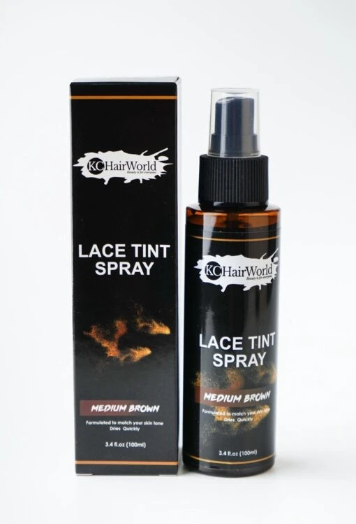 Lace Tint Spray - Lace Wigs Fontals & Closures - Root Spray - Medium Brown -Bekende Cosmetica Winkel 817x1200 5