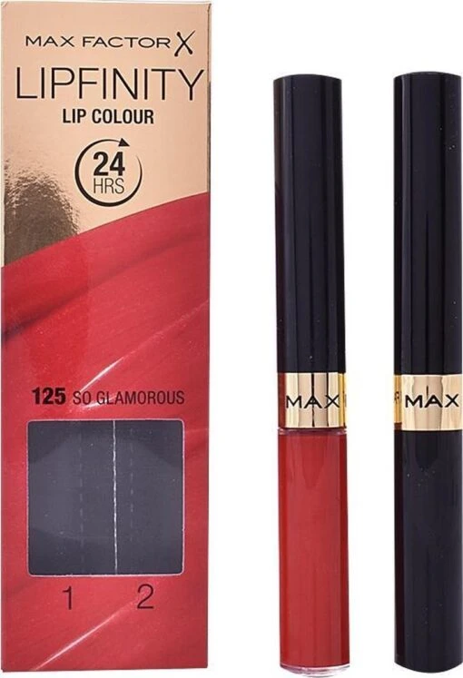 Max Factor Lipfinity Lip Colour Lippenstift - 125 So Glamorous -Bekende Cosmetica Winkel 819x1200 1