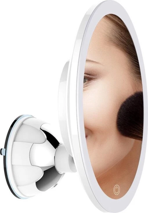 Innovision Make Up Spiegel Met Verlichting En Zuignap - 360° Verstelbaar - 10x Vergroot -Bekende Cosmetica Winkel 837x1200 3