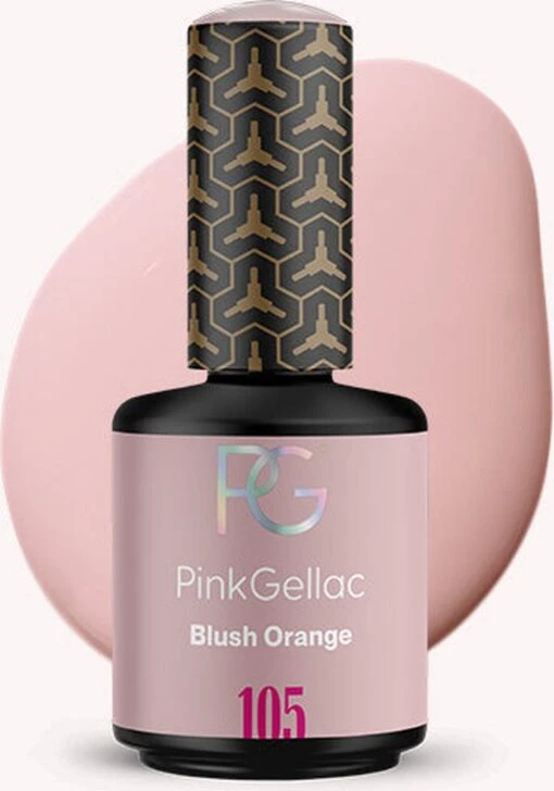 Pink Gellac - Blush Orange - Gellak - Oranje - 15 Ml -Bekende Cosmetica Winkel