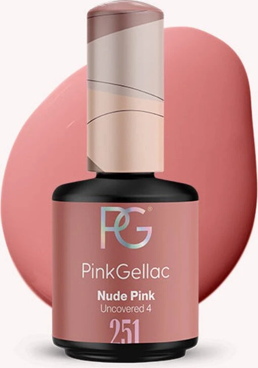 Pink Gellac - Nude Pink - Gellak - Nude - 15 Ml -Bekende Cosmetica Winkel