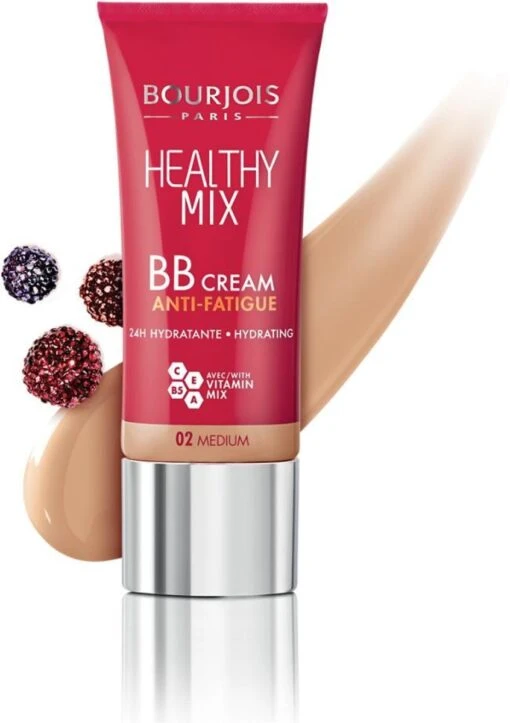 Bourjois Healthy Mix BB Cream Anti Fatigue - 02 Medium Beige -Bekende Cosmetica Winkel 846x1200 1