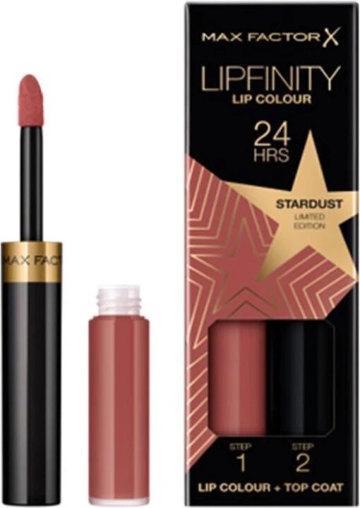 Max Factor Lipfinity Rising Stars Lippenstift - 082 Stardust Lipstick -Bekende Cosmetica Winkel 851x1200 3