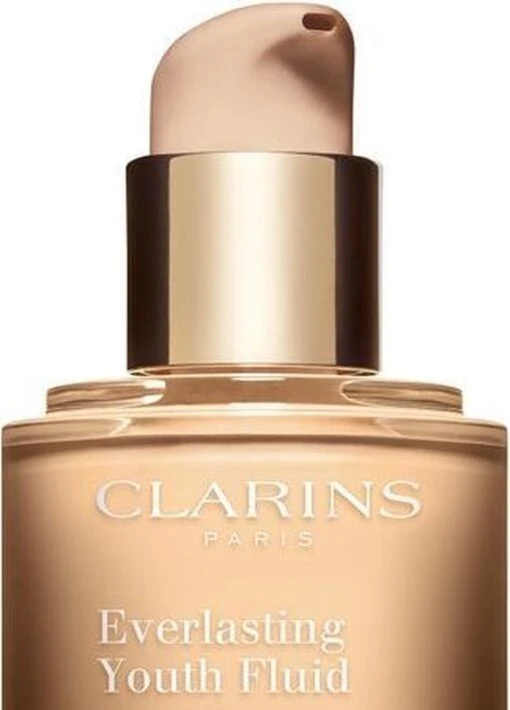 Clarins Everlasting Youth Fluid Illuminating & Firming Foundation - 110 Honey - Foundation - 30 Ml -Bekende Cosmetica Winkel 862x1200 1