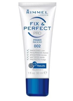 Rimmel London Fix & Perfect Make-Up Primer - 002 Transparent - 30 Ml -Bekende Cosmetica Winkel 866x1200 1