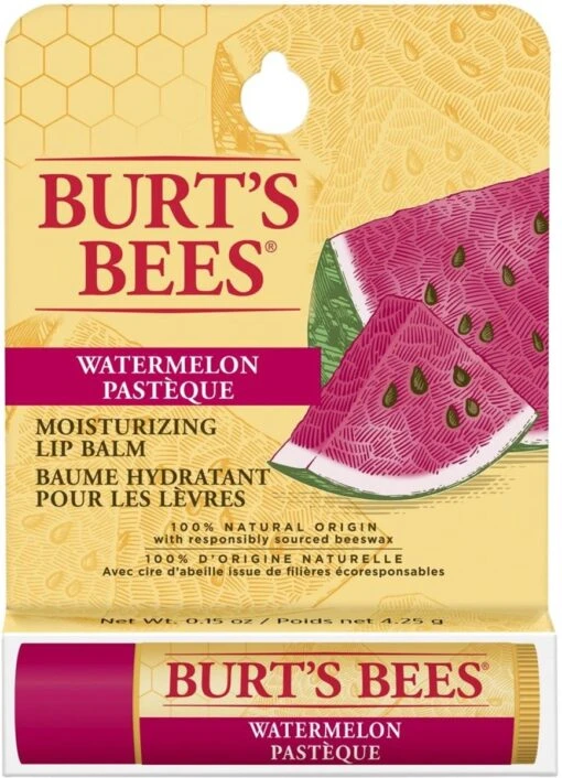 Burt's Bees Burts Bees Lippenbalsem Watermeloen 4,25 Gr -Bekende Cosmetica Winkel 867x1200 2