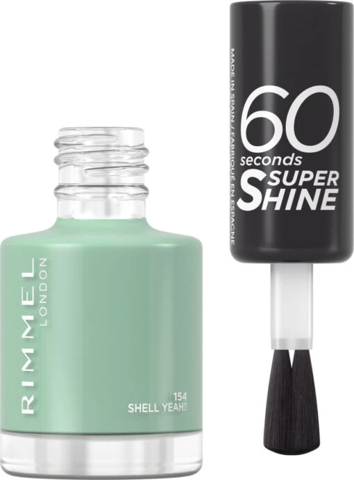 Rimmel London 60 Seconds SuperShine Nagellak - 154 Shell Yeah! -Bekende Cosmetica Winkel