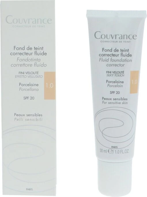 Avene Couvrance Fluid Foundation Corrector SPF20 30ml -Bekende Cosmetica Winkel 896x1200 2