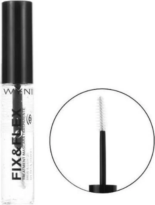 Wynie - Mascara Voor Wimpers En Wenkbrauwen - Fix & Flex - Transparant - 1 Flesje Met 8 Ml. Inhoud -Bekende Cosmetica Winkel 904x1200 1