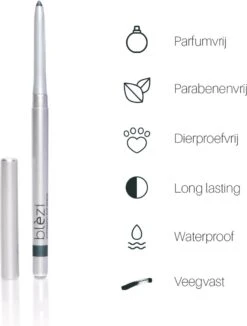 Blèzi® Automatic Eye Pencil 25 Emerald Blue - Oogpotlood Waterproof - Groen Blauw -Bekende Cosmetica Winkel 910x1200 1