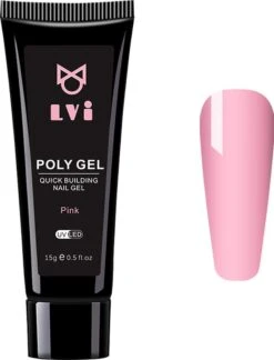 Elvi Polygel Starterskit - Complete Set Inc. USB UV/Led Mini Lamp-Nagelverlenging- Polygel 6 X 15g Perfecte Kleuren Roze - Polyacryl UV Nagellak-Quick Extension Temperature Color Changing UV Gel Pink -Bekende Cosmetica Winkel 914x1200 1