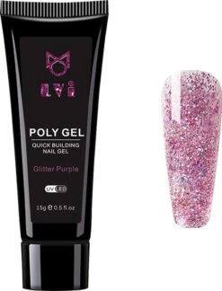 Elvi Polygel Starterskit - Complete Set Inc. USB UV/Led Mini Lamp-Nagelverlenging- Polygel 6 X 15g Perfecte Kleuren Roze - Polyacryl UV Nagellak-Quick Extension Temperature Color Changing UV Gel Pink -Bekende Cosmetica Winkel 916x1200