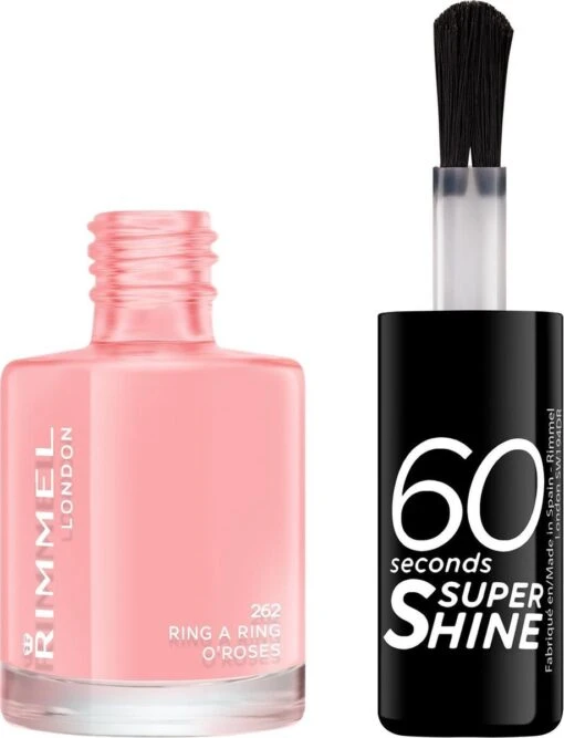 Rimmel London 60 Seconds SuperShine Nagellak - 262 Ring A Ring O Roses -Bekende Cosmetica Winkel 917x1200 2