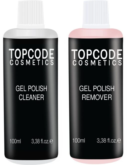 TOPCODE Cosmetics Gellak Remover & Cleaner- 100ml - #MCRM03- Roze Voor Het Veilig Verwijderen Van Gellak -Bekende Cosmetica Winkel 926x1200 1