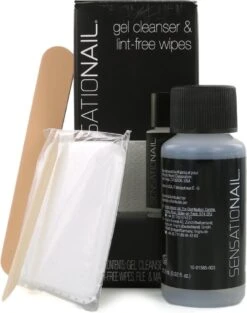 Sensationail Gel Cleanser & Lint-Free Wipes -Bekende Cosmetica Winkel 946x1200