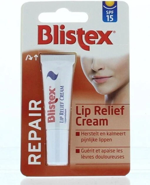 Blistex Lip Relief Cream - 6 Ml - Lippenbalsam -Bekende Cosmetica Winkel 970x1200 3