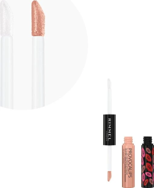 Rimmel London Provocalips Kiss Proof 16 Hr Liquid Lip - 700 Skinny Dipping - 7 Ml - Nude -Bekende Cosmetica Winkel