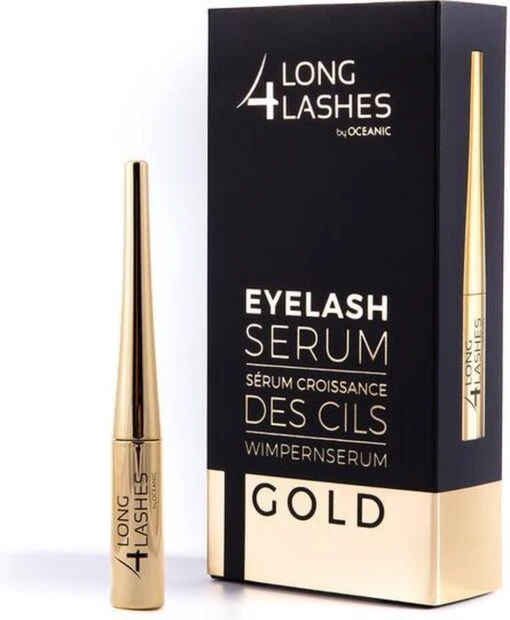 Oceanic Long4Lashes Gold Eyelash Wimpernserum 4 Ml -Bekende Cosmetica Winkel 987x1200 4