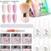 Miss Jules® Complete Set - Dipping Powder Starters Kit - 6 Kleuren Roze - Acryl Nagels Starterspakket -Bekende Cosmetica Winkel 998x1200