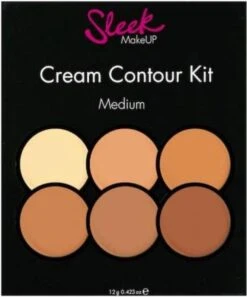 Sleek Cream Contour Kit - Medium -Bekende Cosmetica Winkel 999x1200